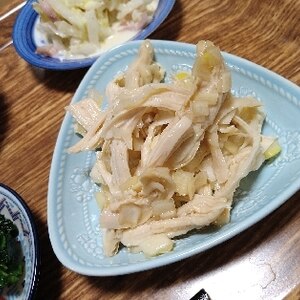 蒸し鶏の大根おろしポン酢！